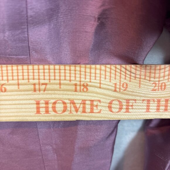 Vintage Rona Rowan Pink Silk Dress & Jacket Size 10 - Picture 15 of 16